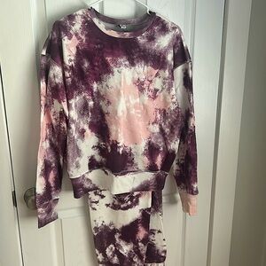 A by Zella matching sweatshirt and pants set